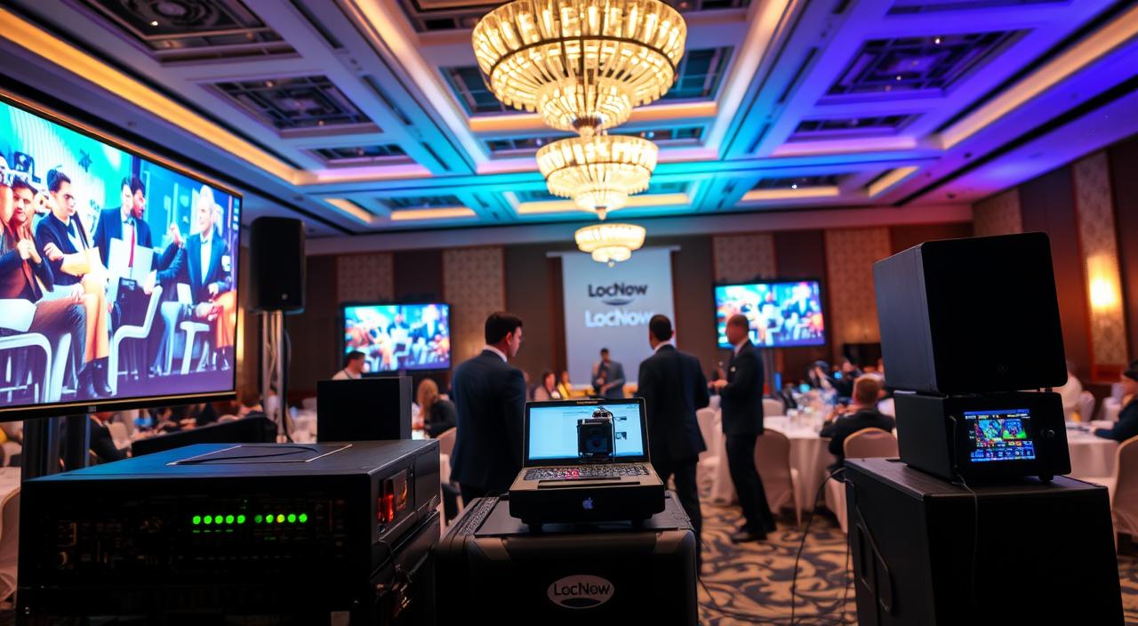 locação de equipamentos audiovisuais para eventos corporativos